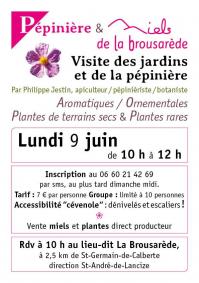 Affiche visite des jardins 2025 06 9